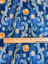 Load image into Gallery viewer, Linen Digital Print Starry Night - 1/2 metre