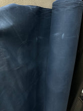 Load image into Gallery viewer, 100% cotton waxed canvas 8 Oz indigo blue color - 1/2 m
