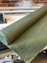 Load image into Gallery viewer, 100% cotton waxed canvas 12 Oz khaki green color - 1/2 m