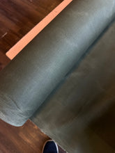 Load image into Gallery viewer, 100% cotton waxed canvas 8 Oz Hunter green color - 1/2 m