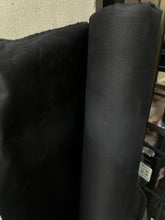 Load image into Gallery viewer, 100% cotton waxed canvas 12 Oz black - 1/2 m