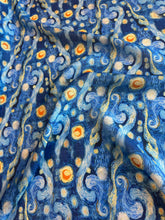 Load image into Gallery viewer, Linen Digital Print Starry Night - 1/2 metre