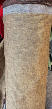 Load image into Gallery viewer, 6 oz Medium Linen/Cotton- brown/mustard - 1/2 metre