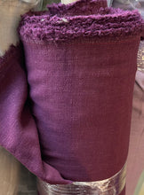 Load image into Gallery viewer, Linen Viscose Noil - Purple - 1/2 metre
