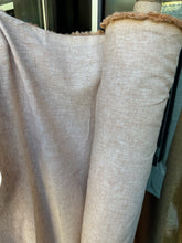 Load image into Gallery viewer, 6 oz Medium Linen/Cotton-  Beige/white - 1/2 metre