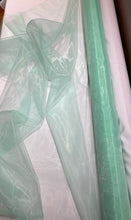 Load image into Gallery viewer, Poly Organza Aqua - 1/2 meter