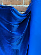 Load image into Gallery viewer, Stretch Velvet Sapphire - 1/2 meter