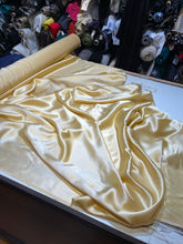 Load image into Gallery viewer, Silk Charmeuse Gold - 1/2 meter