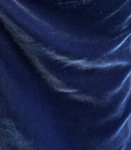 Load image into Gallery viewer, Silk Velvet Navy - 1/2 meter