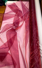 Load image into Gallery viewer, Poly Organza Cranberry - 1/2 meter