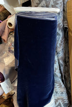 Load image into Gallery viewer, Silk Velvet Navy - 1/2 meter