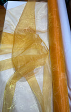 Load image into Gallery viewer, Poly Organza Orange - 1/2 meter