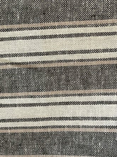 Load image into Gallery viewer, Linen Stripes - green- 1/2 metre