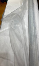 Load image into Gallery viewer, Poly Organza light grey - 1/2 meter