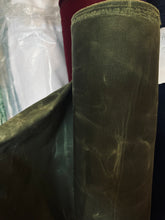 Load image into Gallery viewer, 100% cotton waxed canvas 8 Oz Hunter green color - 1/2 m
