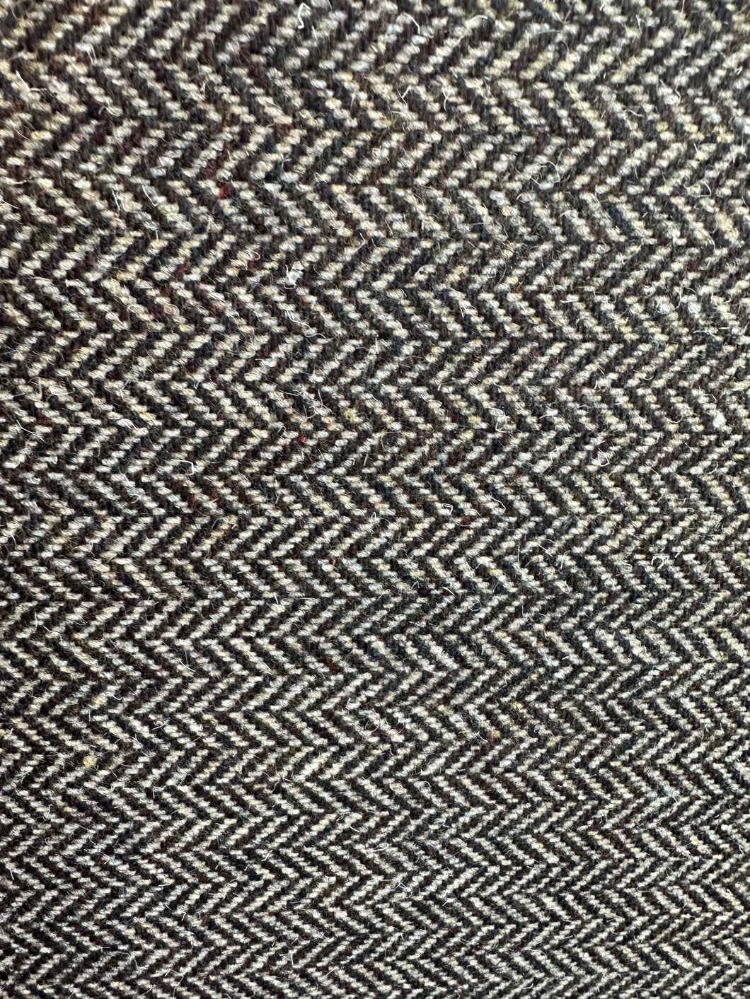Wool Herringbone brown - 1/2 metre
