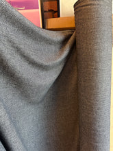 Load image into Gallery viewer, Wool Herringbone black/cream - 1/2 metre
