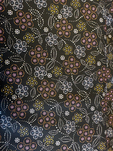 Quilting Cotton Betty Albert black 1/2 meter
