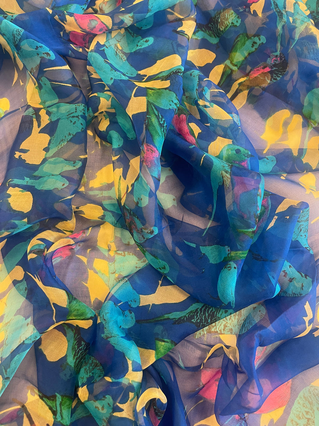 Silk Chiffon print #9 - 1/2 meter