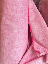Load image into Gallery viewer, 6 oz Medium Linen/Cotton-  pink/white - 1/2 metre
