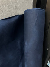Load image into Gallery viewer, 100% cotton waxed canvas 8 Oz navy blue color - 1/2 m
