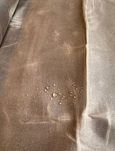 Load image into Gallery viewer, 100% cotton waxed canvas 8 Oz medium brown color - 1/2 m
