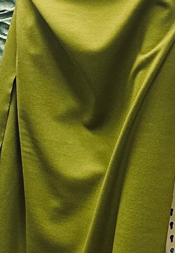 Wool Melton - Pistachio - 1/2 metre
