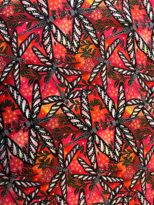 Quilting Cotton  - Dragonfly coral Betty Albert - 1/2 meter