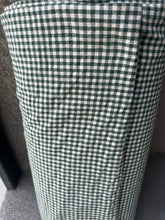 Load image into Gallery viewer, organic cotton gingham pine green - 1/2 meter
