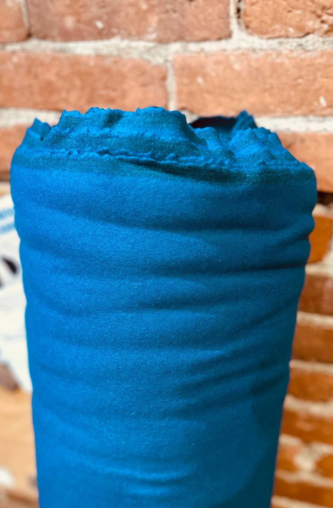 Wool Melton - Turquoise - 1/2 metre