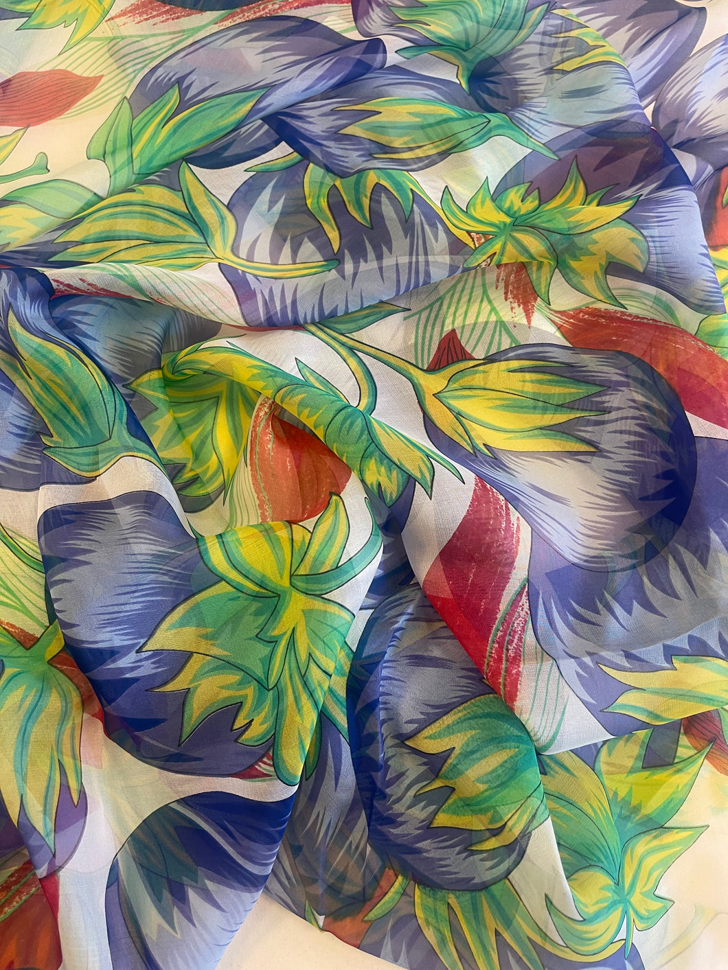 Silk Chiffon print #12 - 1/2 meter