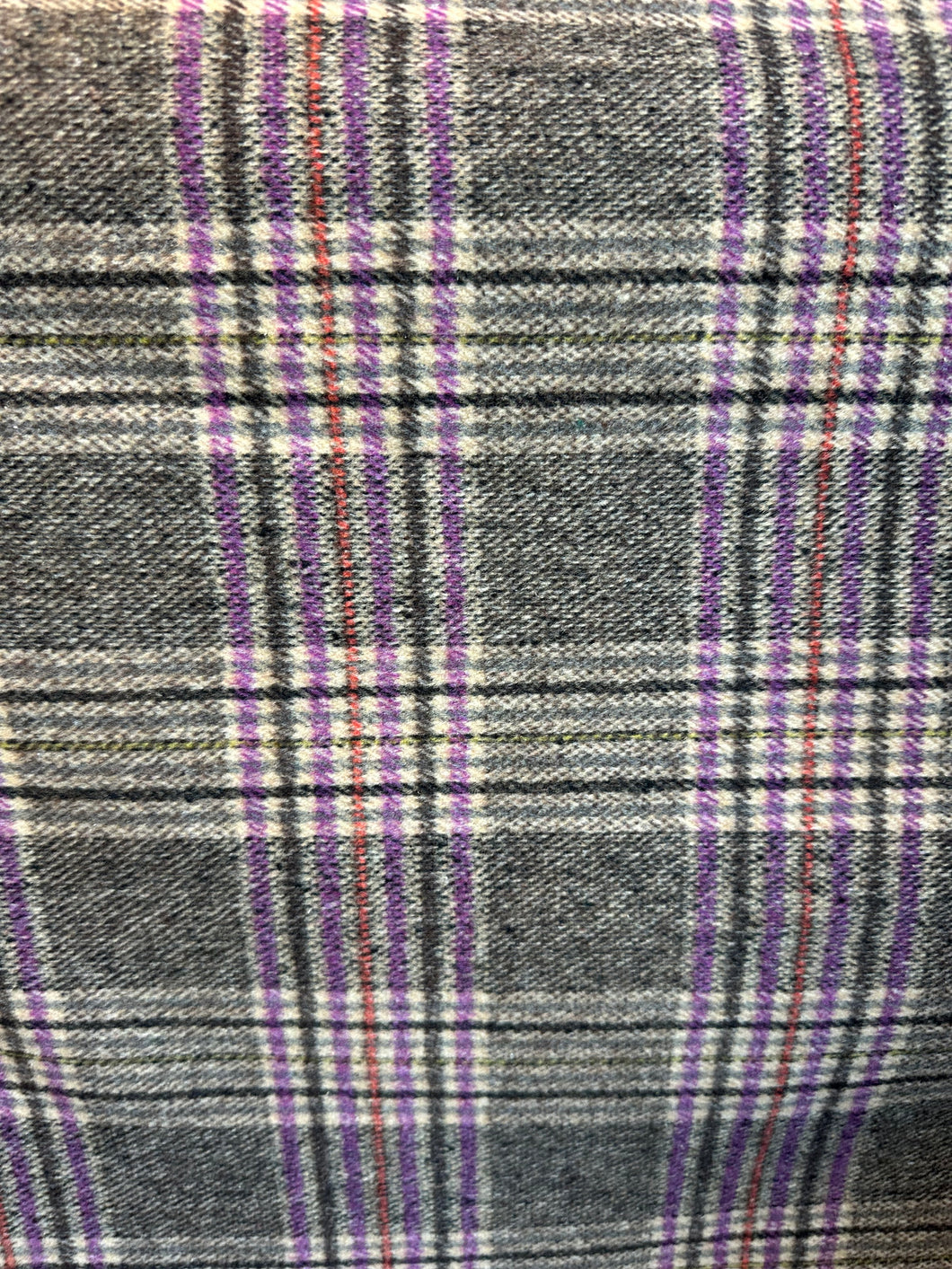 Wool Coating plaid #1 - 1/2 metre