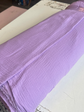 Load image into Gallery viewer, Cotton Double Gauze - Lavender 55 - 1/2 meter
