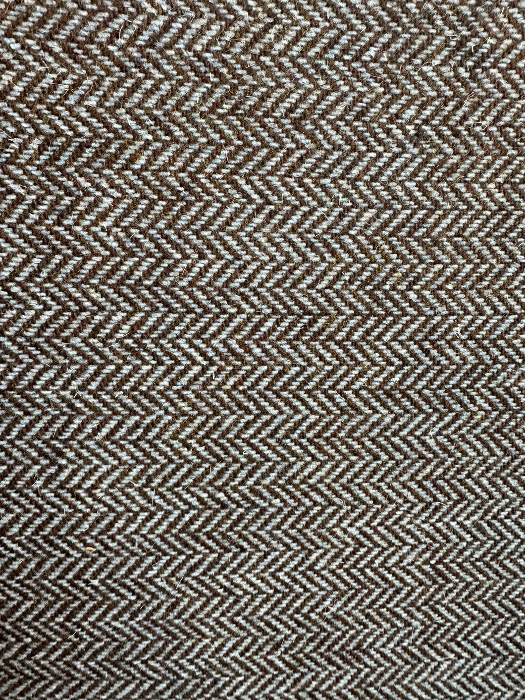 Wool Herringbone brown/grey - 1/2 metre