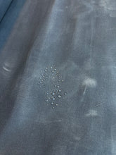 Load image into Gallery viewer, 100% cotton waxed canvas 8 Oz indigo blue color - 1/2 m
