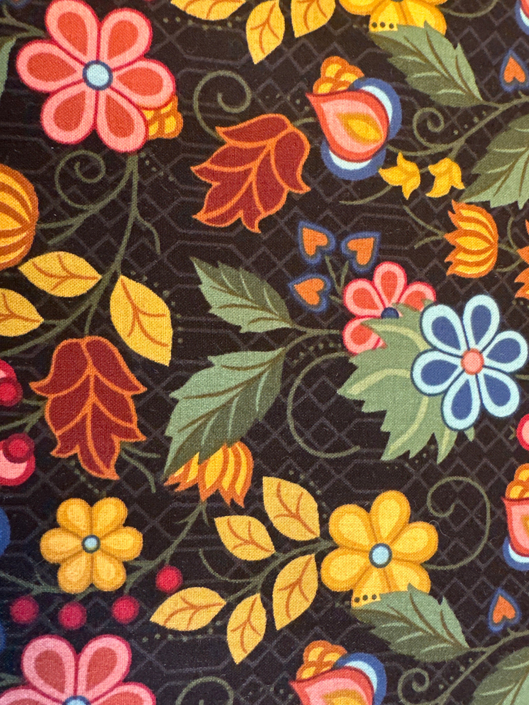 Quilting Cotton Tucson black - 1/2 metre