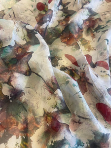 Silk Chiffon print #14 - 1/2 meter