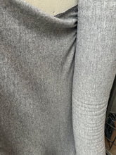 Load image into Gallery viewer, Boiled Wool  - light grey heather mix  - 1/2 metre
