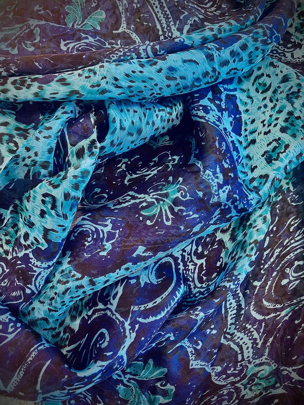 Silk Chiffon print #5 - 1/2 meter