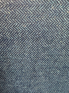 Wool Herringbone blue - 1/2 metre