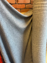 Load image into Gallery viewer, Boiled Wool  - light grey heather mix  - 1/2 metre
