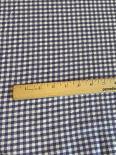 Load image into Gallery viewer, organic cotton gingham violet - 1/2 meter
