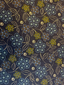 Quilting Cotton  - Betty Albert navy - 1/2 meter