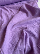 Load image into Gallery viewer, Cotton Double Gauze - Lavender 55 - 1/2 meter
