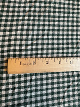 Load image into Gallery viewer, organic cotton gingham pine green - 1/2 meter
