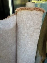 Load image into Gallery viewer, 6 oz Medium Linen/Cotton-  Beige/white - 1/2 metre

