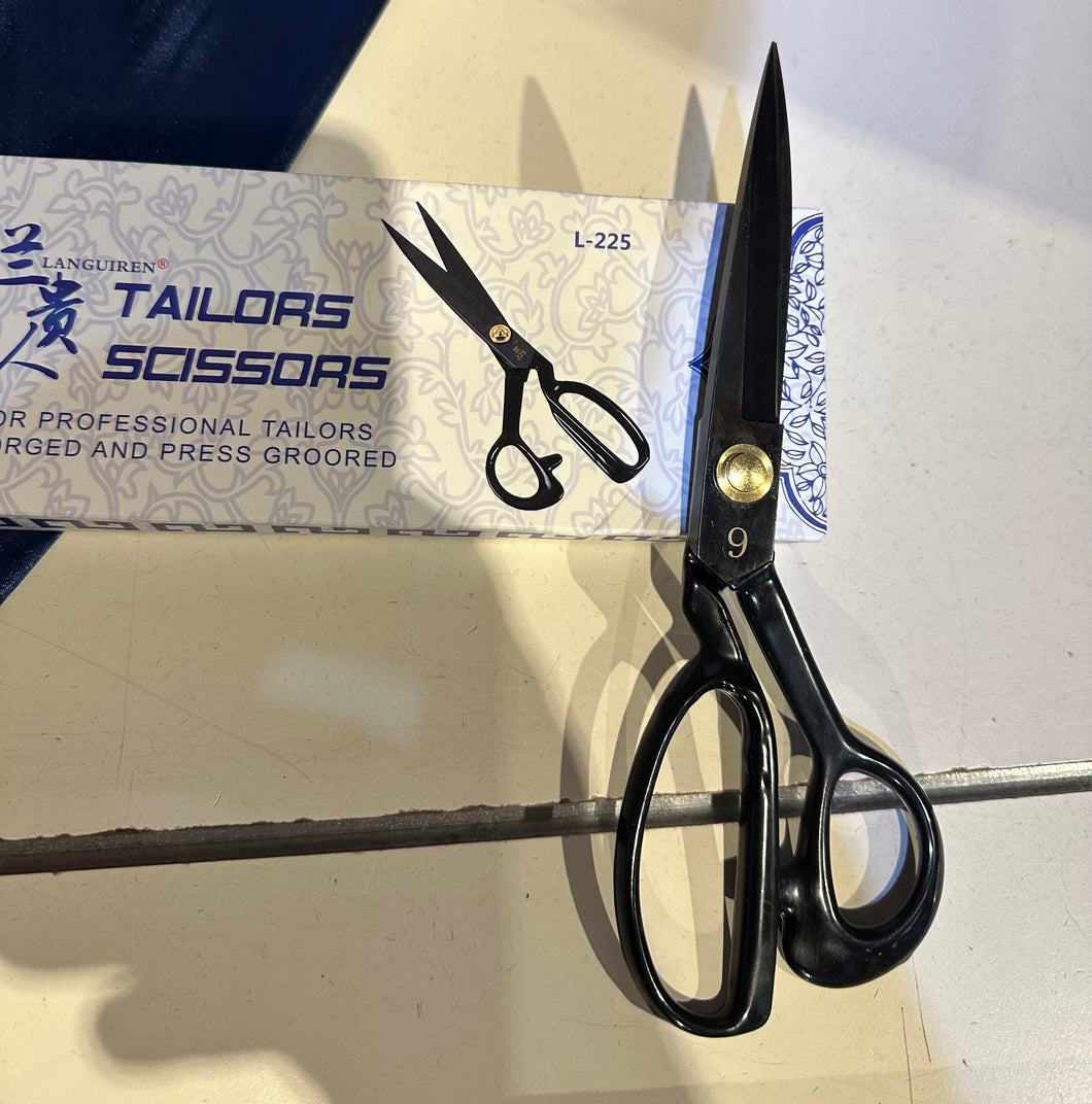 Tailors Scissors - 9” Steel - L225