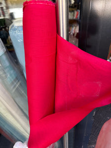 Handkerchief Linen -  Red - 1/2 metre