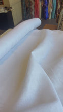 Load and play video in Gallery viewer, 6 oz Medium Linen - Soft White - 1/2 metre
