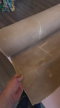 Load and play video in Gallery viewer, 100% cotton waxed canvas 12 Oz camel color - 1/2 m
